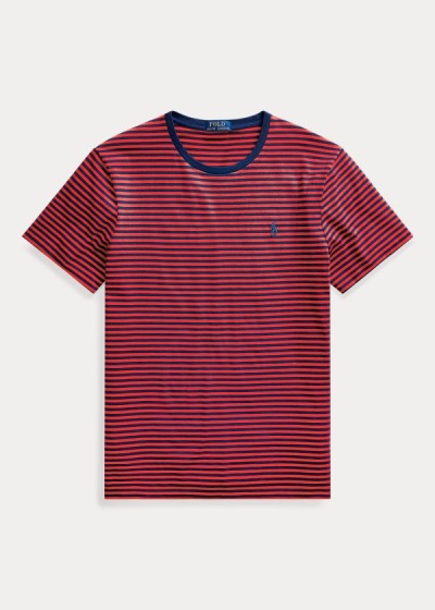 T Shirt Polo Ralph Lauren Custom Slim Striped Homem 09531-YRVS